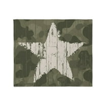 CafePress - Military Star Throw Blanket - Soft Fleece Throw Blanket, 50"x60" for All Ages