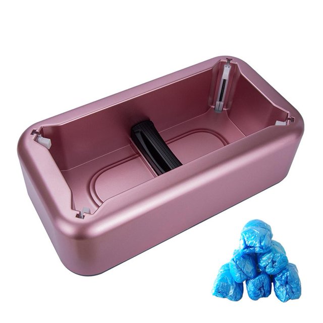 Automatic Shoe Cover Dispenser,Automatic Foot Cover Dispenser,Shoe Cover Machine with 200pcs Shoe Covers,Portable Shoe Cover Dispenser with Disposable Plastic Shoe Covers,for Home,Office,Factory