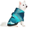 thumbnail image 2 of Haiem Hawaiian Ship Dolphin for Winter Dog Hoodie Sweatshirts with Pockets Warm Dog Clothes for Small Dogs Chihuahua-Large, 2 of 7