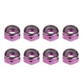 thumbnail image 2 of 16x Durable Wheel Axle Screw Nuts Universal for Skateboard Trucks Replacement Chocolate Violet, 2 of 10