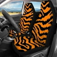 thumbnail image 2 of Pzuqiu Tiger Stripes Car Seat Cover Full Set Breathable Universal Non-Slip Vehicle Cushion Protectors Interior Accessories Easy to Install Elegance Fit for Most Cars and Trucks, 2 of 7