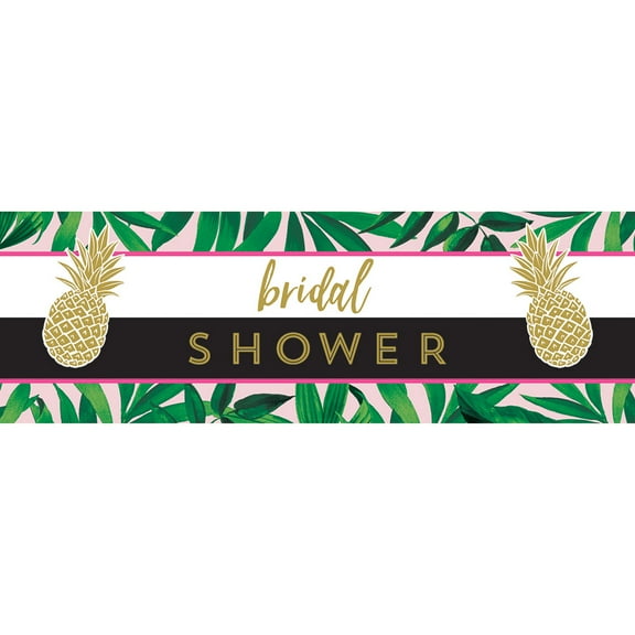 Partypro 332547 Pineapple Wedding Bridal Banner