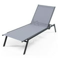 thumbnail image 4 of Spaco Patio Lounge Chair, Outdoor Adjustable Chaise Lounge Chair with Lay Flat Position and Quick-Drying Fabric, 4 of 5