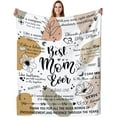 thumbnail image 1 of LHSHID Gifts for Wife Blanket Wedding Anniversary Best Wife Ever Gifts from Husband to My Wife Blanket Best Wife Gift Ideas Soft Warm Flannel Throw Blanket 60x80in, 1 of 5