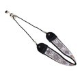 thumbnail image 1 of Saxophone Neck Strap Embroidered Adjustable Soft Leather Padded for Alto Tenor Soprano Baritone Sax Clarinet with Metal Hook, 1 of 7
