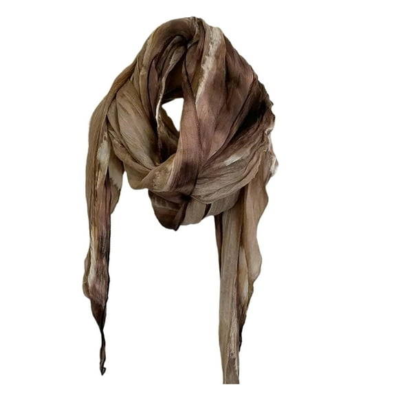 RUISINERY Lightweight Neck Scarf for Women Colorful Pattern Print Shoulder Wrap Shawl for Spring Outfits Easy Pairing