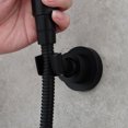 thumbnail image 4 of nipocaio Porte- Pommeau de Douche Noir Support de Douche en Acier Inoxydable Support de Douche Universel à 360 ° Support de Douche Réglable, 5 * 5 * 7,8 Cm, 4 of 5