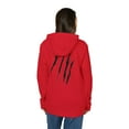 thumbnail image 4 of Effete Feline Claw Marks Scratch adidas® Unisex Fleece Hoodie, 4 of 4