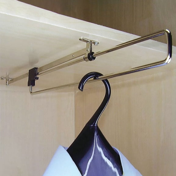 SEWOART 1Set Plated Silver Clothes Hanger Rack Home Organizer Storage Rack with Plastic and Iron Materials