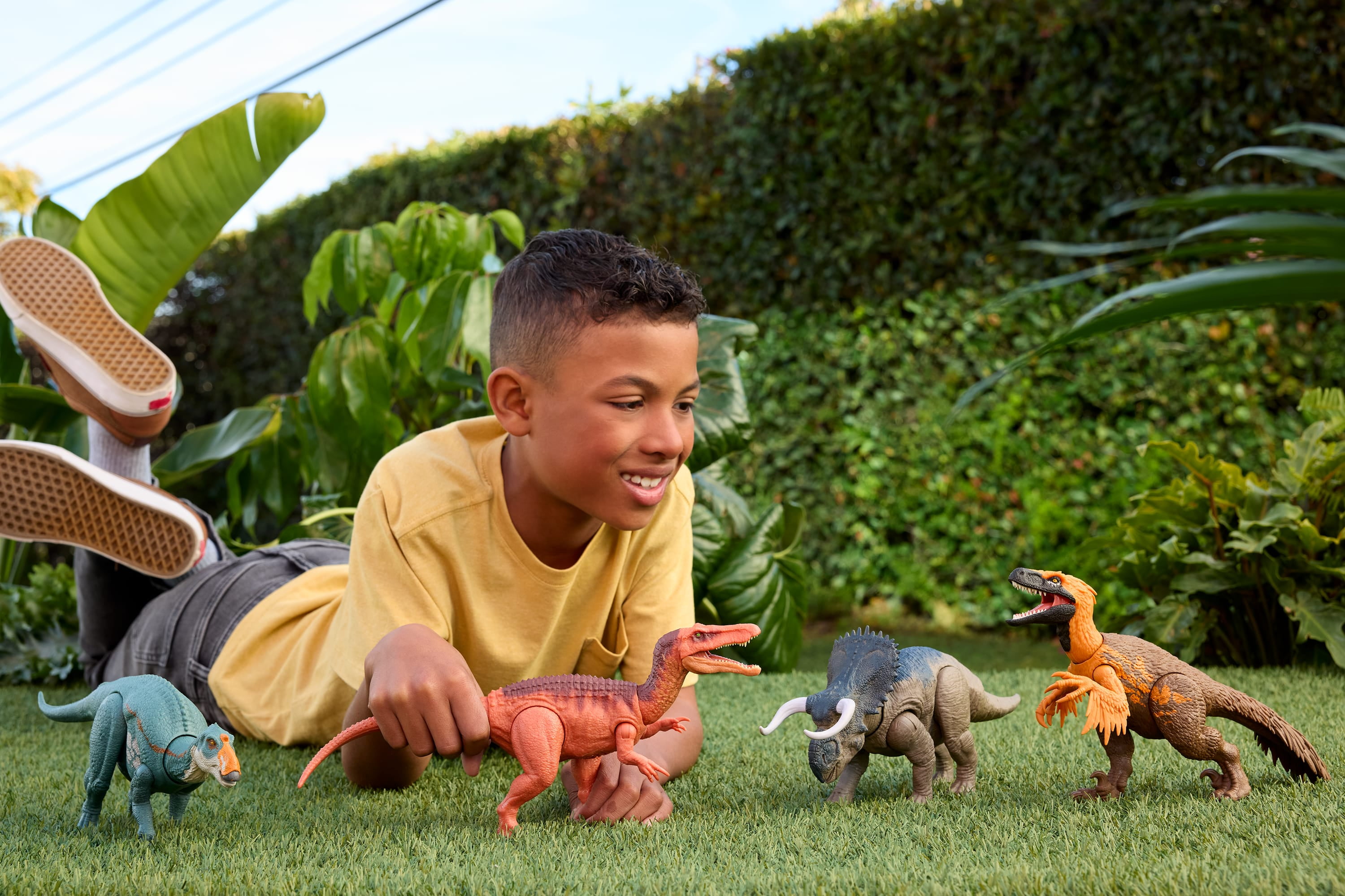 Jurassic World Rebirth Wild Roar Spiclypeus Dinosaur Toy, Tail Controlled Attack Chomp & Sound
