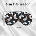 thumbnail image 5 of Goofa Game Printed Sleep Eye Mask for Men Women, Zero Eye Pressure Sleeping Mask, Light Blocking Night Blindfold, Soft Eye Shade Cover, 5 of 7