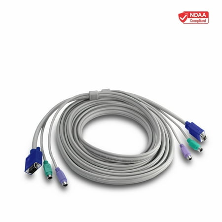 UPC: 0710931304060 | TRENDnet TK-C15 15ft PS/2/VGA KVM Cable