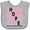 AC-Heather Grey, variant on Inktastic Hope Breast Cancer Awareness Boys or Girls Baby Bib