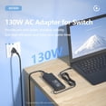 thumbnail image 2 of 130W Laptop Charger USB C Type C Slim Power Adapter Compatible with Dell XPS 15 16 17 7590 9500 9510 9520 9700, Precision 3540 3550 5490 5540, Latitude 3550 5450 5500 5520 7430 7420 Supply Cord, 2 of 6