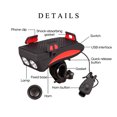 thumbnail image 2 of Labymos Bicycle Mobile Phone Bracket Riding Front Light Speaker Bicycle Mobile Phone Holder Lamp, 2 of 7