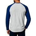 thumbnail image 4 of Nestiefly Men's Long Sleeve Henley Shirts with 3-Button Basic Tops | Moisture Wicking, Lightweight Casual 2026 Gray 3XL, 4 of 6