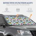 thumbnail image 4 of Sikiie Space Monster Print Foldable Car Windshield Sun Visor, Car Window Sunshade Suitable for Sedan, SUV and Truck Car Accessories-Large, 4 of 6