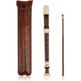 thumbnail image 1 of Recorder 8 Hole Descant Flauta Soprano Recorder Professional Treble Flute Baroque Style C Key for Kids Children With Fingering Chart Instructions, 1 of 7