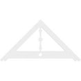 thumbnail image 2 of Ekena Millwork 60"W x 30"H x 1"P (12/12) Pitch Artisan Architectural Grade PVC Gable Pediment, 2 of 5