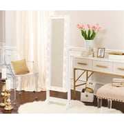 FirsTime & Co.® Cheval Mirror Jewelry Armoire with LED Lights