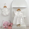 thumbnail image 3 of Vestido de princesa con bordado Floral para niña, traje infantil, trajes de hermana, ropa para bebé, vestido de manga voladora para niño, 3 of 6