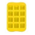 thumbnail image 2 of Huayishang Silicone Molds 12-In-1 Porous Silicone Cake Mold Silicone Mousse Mold 1Pc Yellow Square, Kitchen Essentials Clearance Sale Yellow, 2 of 2