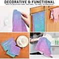 thumbnail image 7 of SKYSONIC Glitter Texture Kitchen Dish Towel Set of 6, 18" x 28" Super Absorbent Soft Drying Cloth Tea Bar Towels, 7 of 7