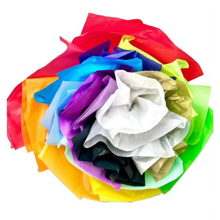 RAINBOW TISSUE PAPER 17 GSM A4 Acid Free Assorted Pack of 120 - Melbourne  Office Supplies