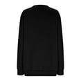 thumbnail image 5 of GigrtiJin Plus Size Sweatshirts for Women Long Sleeve Round Neck Solid Color Loose Blouse Comfy Casual Pullover Tops, 5 of 6