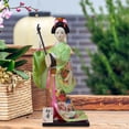 thumbnail image 2 of Muñeca geisha japonesa, kimono, figura coleccionable, adorno, escultura étnica Estilo K, 2 of 9