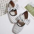 thumbnail image 5 of YHAJDS Loafer Shoes for Women Print Polka Dot Bowknot Slip On Casual Daily Walking Flats, 5 of 10