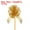 Gold 4", variant on Uxcell Organza Large Pull Bow Gift Wrapping Bows Ribbon Chiffon Yarn for Wedding Basket Presents Christmas Rose Red 6"