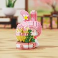 thumbnail image 3 of Sanrio Hello Kitty Kuromi maceta flor suculenta modelo bloques de construcción adornos dormitorio juguetes niñas niños regalos de vacaciones, 3 of 5