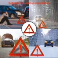 thumbnail image 4 of Warning triangles for cars, Triangle car Triangle Reflective Warning Plate Safe Parking Sign car kit with for Motor Vehicles Safety Triangle, 4 of 5