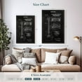 thumbnail image 4 of Elephant Stock Guitar Bw Patent Wall Art - Vertical Canvas Wall Art - Living Room Wall Decor - Patent Canvas - Black And Gray Decor - 24" x 36", 4 of 8
