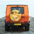 thumbnail image 2 of Daiia Honey Bee Tire Covers , Travel Trailer Camper Truck SUV Motorhome Waterproof Wheel Cover, Sun Rain Snow Protector-14 inch, 2 of 9