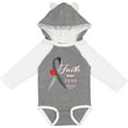 thumbnail image 3 of Inktastic Faith over Fear Parkinson's Awareness with Red Tulip Boys or Girls Long Sleeve Baby Bodysuit, 3 of 5