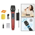 thumbnail image 2 of Écran LED MICROPHONE 2400 mAh, Ordinateurs Portatifs pour Enfants, Réduction du Bruit Cadeau d'Anniversaire Noël, pour Android et iOS Rouge, 2 of 8