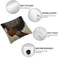 thumbnail image 4 of African Woman Throw Pillow Covers,Home Decor for Outdoor Sofa Bedroom Car Black, 4 of 7