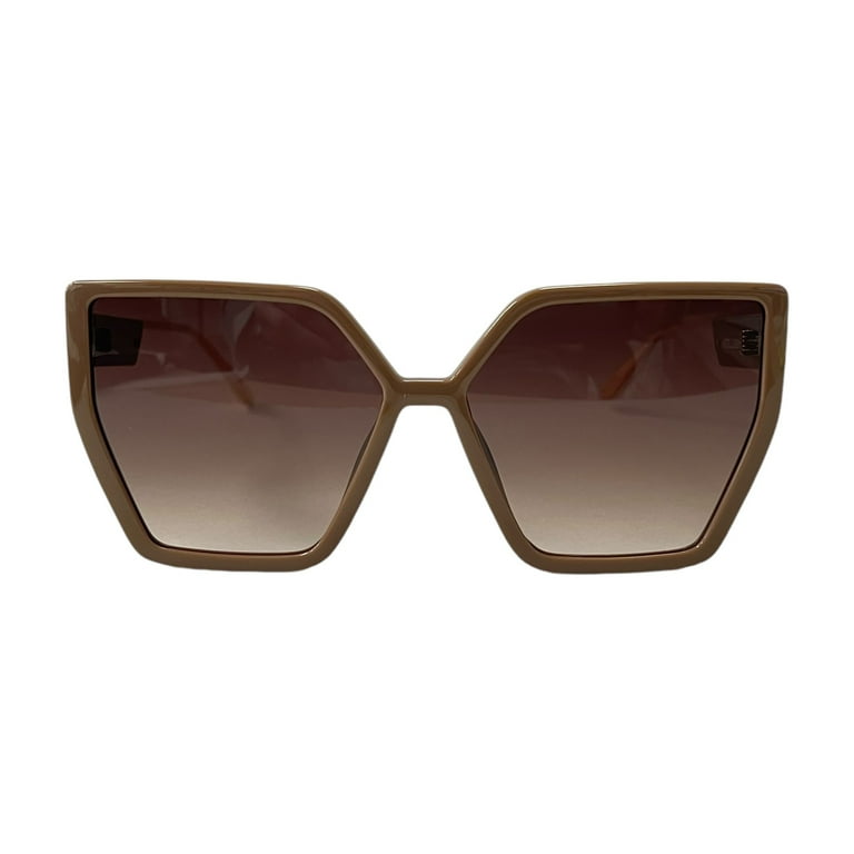 Quay Australia Hotel Lobby Sunglasses. Doe Brown/Brown New in case. Quay Australia Hotel Lobby Oversized Square Sunglasses Doe  main image 3