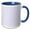 Blue/White, variant on 3drose, Color Lavender, 15oz Mug