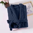 thumbnail image 6 of MEICHEN Bath Robes for Women Fashion Long Fleece Robe Fuzzy Cozy Warm Bathrobe Shawl Collar Spa Robe Laddies Loungewear Women's Essentials Summer Sleepwear, 6 of 6