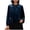 Blue-Athletic-Women, variant on Women's Long Sleeve Top Velvet Trim Lace Blouse Elegant Flared Swing Top Round Neck Blouse Casual Wear