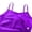 Purple, variant on renvena Kids Little Girls' Cami Shiny Metallic Active Vest Tops for Modern Dance Sports Tee Shirt Performance Costume