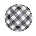 thumbnail image 4 of Balsa Circle 10 Round 13" Black Disposable Paper Charger Plates Buffalo Plaid Wedding Party Tableware Supplies, 4 of 8