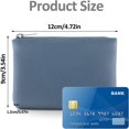thumbnail image 4 of HSHDLDF Coin Purse, PU Lychee Pattern Zipper Coin Purse Portable Coin Purse Mini Wallet for Women Coin Pocket Mini Money Purse for Women Credit Card Key Lipstick (Blue), 4 of 7