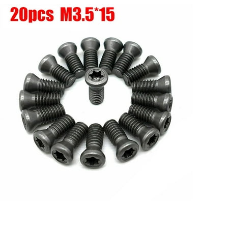

20X M2 M2.5 M3 M3.5 M4 M5 Torx Screws for Replace Carbide Blades Cnc Lathe Tools