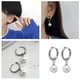 thumbnail image 2 of Un par de pendientes de perlas Pendientes de titanio y perlas sin perforación Accesorios, 2 of 6
