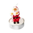 thumbnail image 2 of Nochebuena, Velas decorativas de muñeco de nieve navideño, Decoración familiar, Decoración de escritorio, Velas pequeñas, 2 of 6