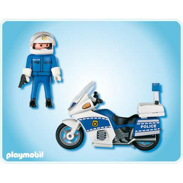 Police Motorcycle Patrol Set Playmobil - Walmart.com